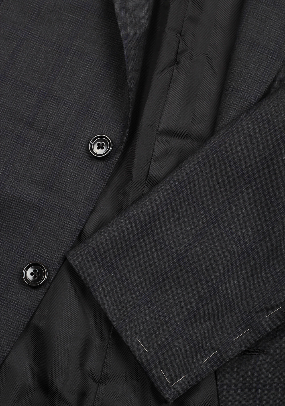 Ermenegildo Zegna Premium Couture Gray Checked Suit