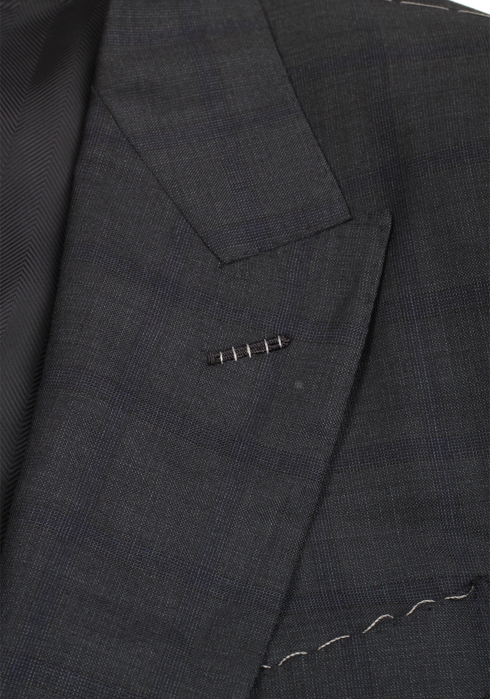 Ermenegildo Zegna Premium Couture Gray Checked Suit