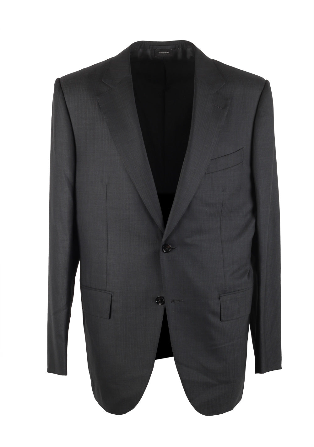 Ermenegildo Zegna Premium Couture Gray Striped Suit Size 54 / 44R U.S.