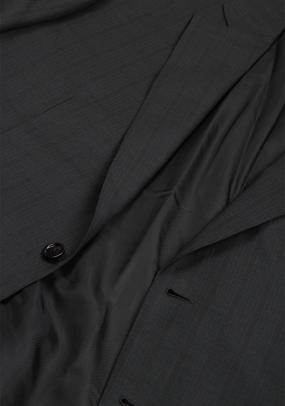 Ermenegildo Zegna Premium Couture Gray Striped Suit Size 54 / 44R U.S.
