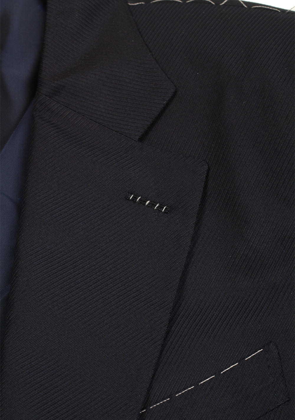 Ermenegildo Zegna Premium Couture Black Sport Coat Size 52 / 42R U.S. In Silk