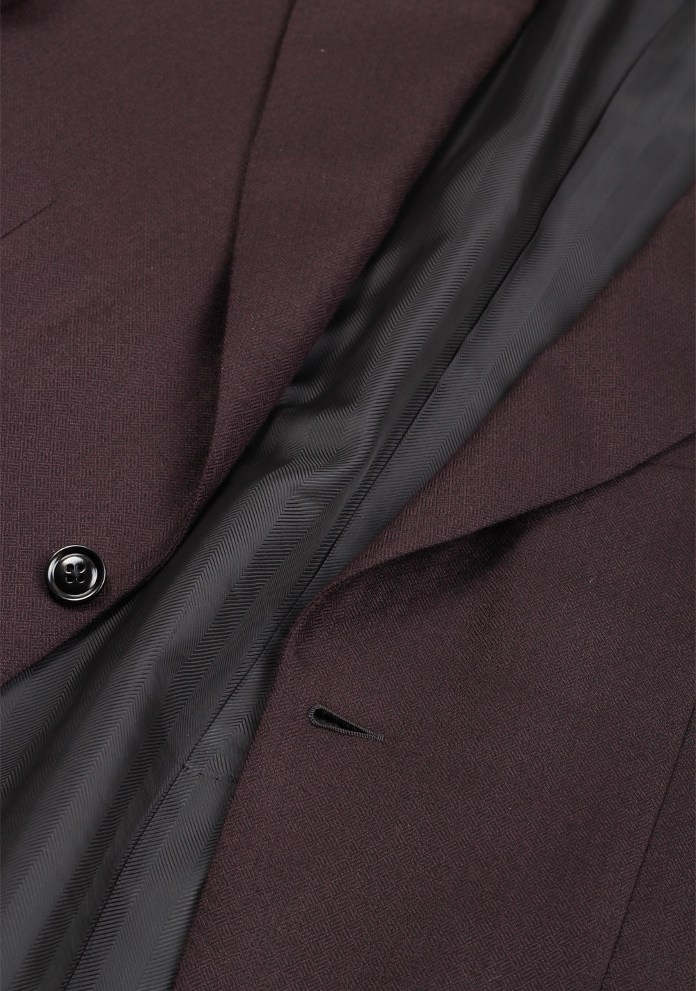 Ermenegildo Zegna Premium Couture Aubergine Sport Coat In Cashmere
