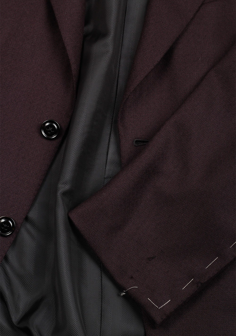 Ermenegildo Zegna Premium Couture Aubergine Sport Coat In Cashmere