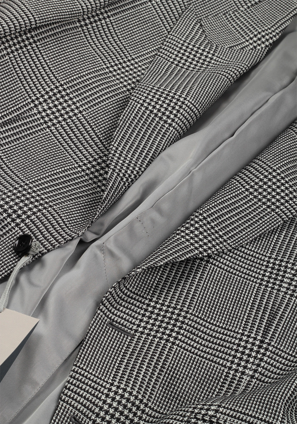 TOM FORD Shelton Black White Checked Suit