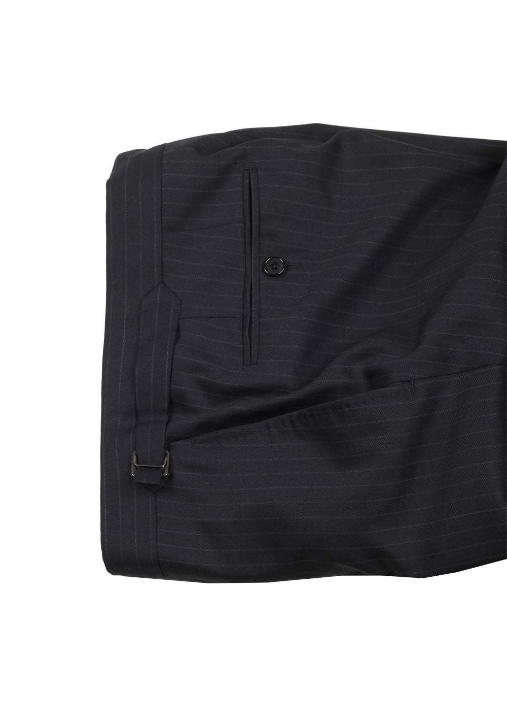 TOM FORD Shelton Blue Striped Double Breasted Suit Size 48 / 38R U.S.