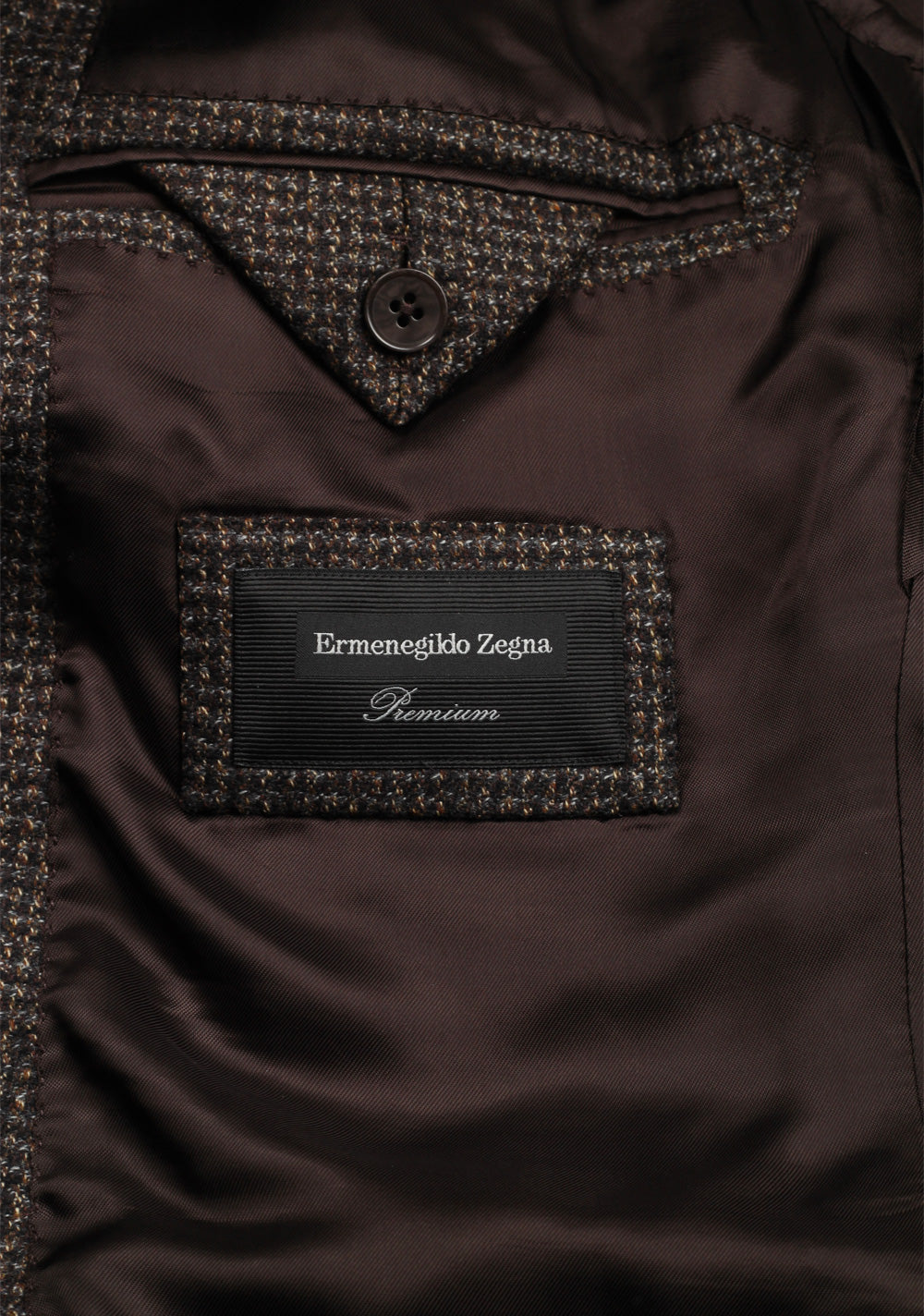 Ermenegildo Zegna Premium Couture Brown Sport Coat Size 50 / 40R U.S.