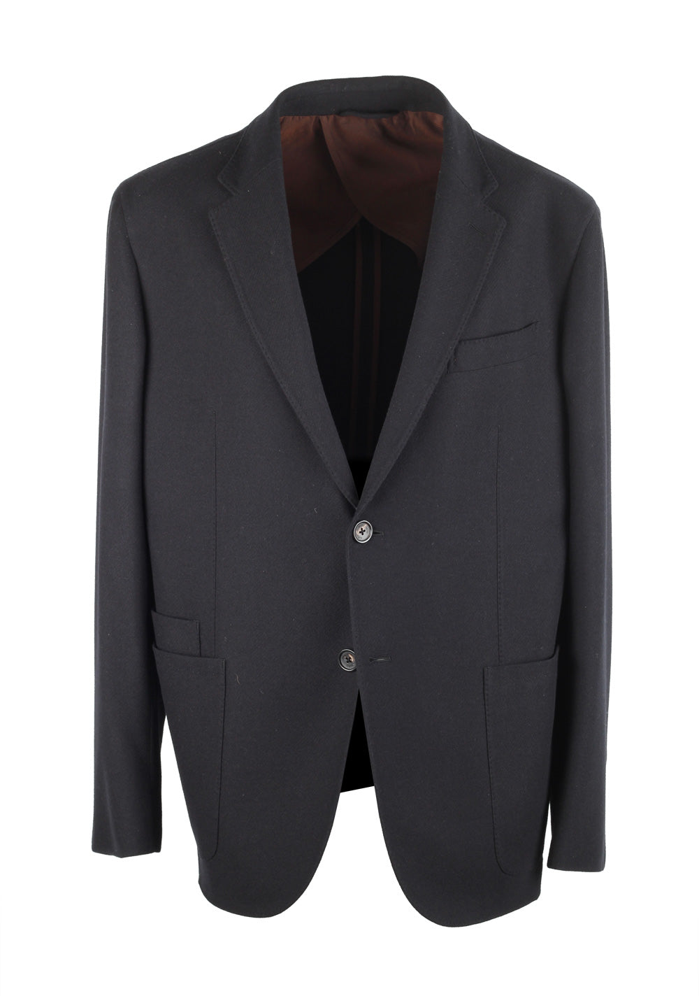 Ermenegildo Zegna Trofeo Cashmere Black Sport Coat Size 56 / 46R U.S.