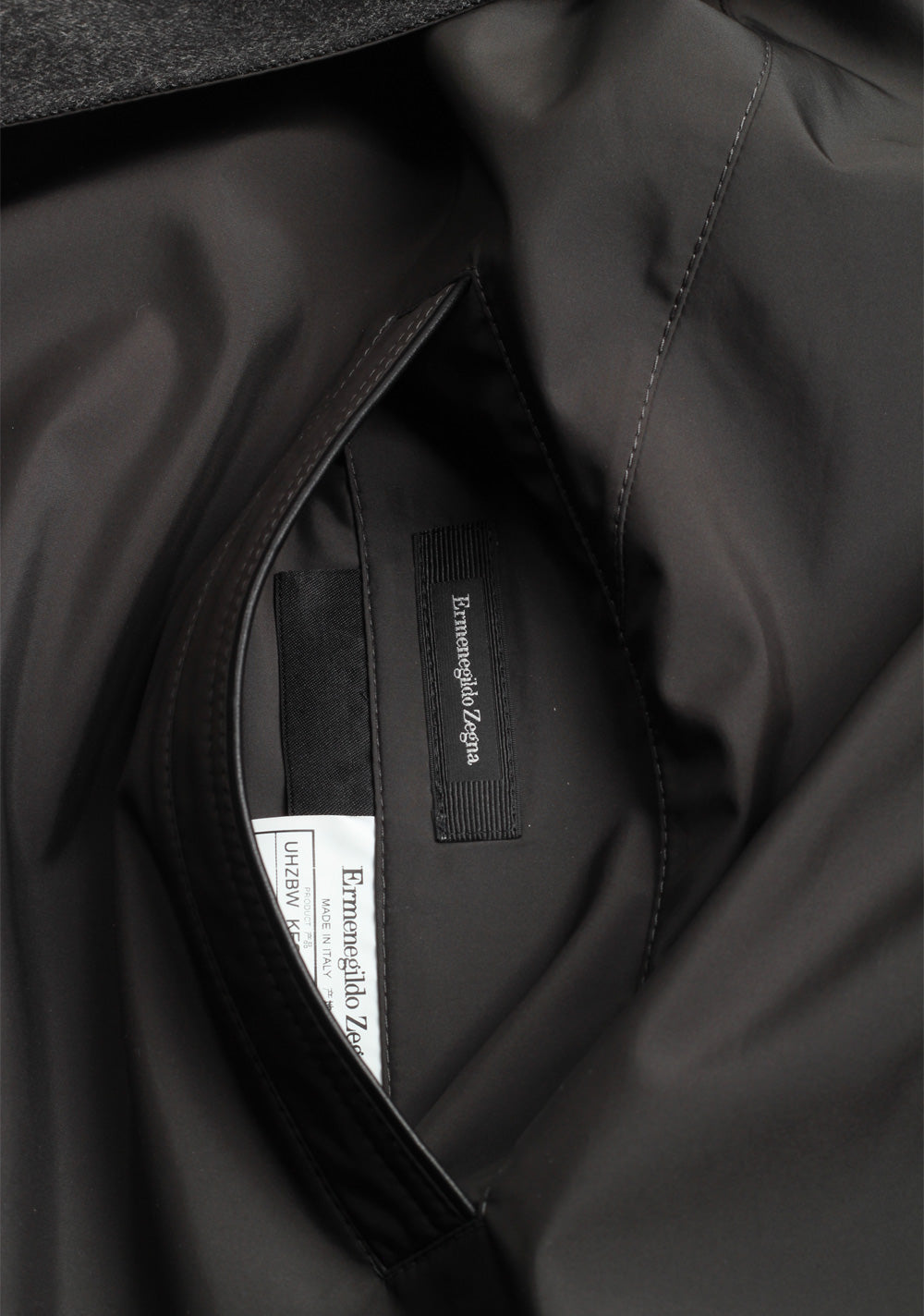 Ermenegildo Zegna Gray Reversible Coat Size 50 / 40R U.S.