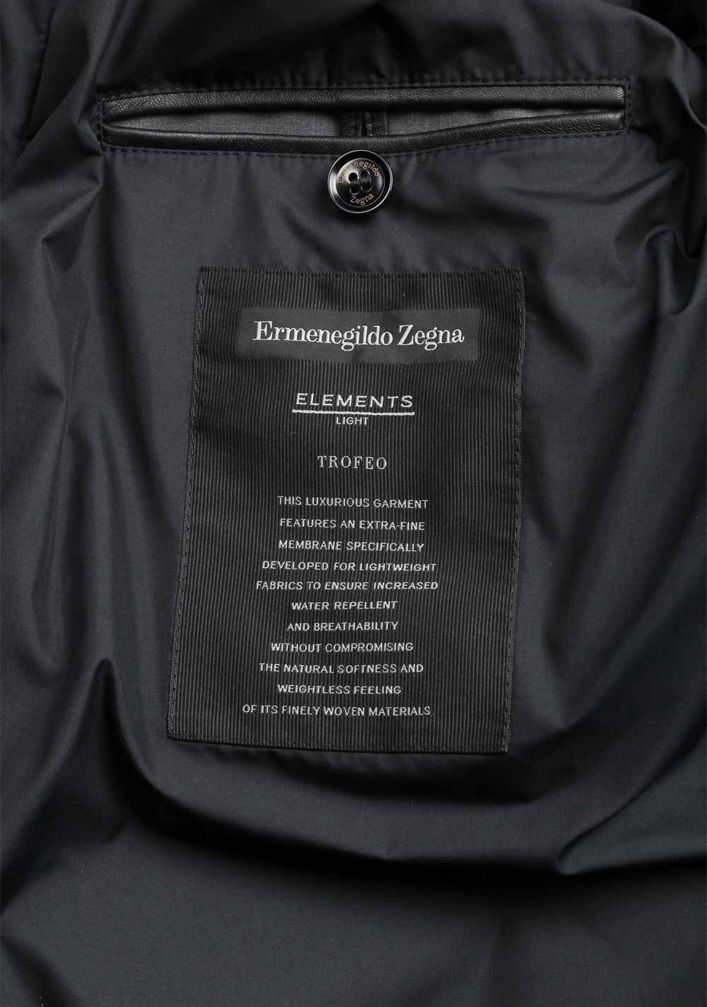 Ermenegildo Zegna Gray Trofeo Elements Parka Coat Size 56 / 46R U.S.