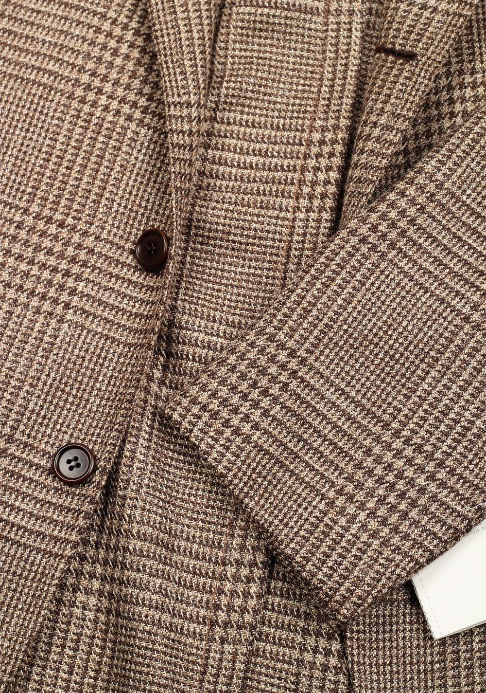 Orazio Luciano Beige Sport Coat Size 50L / 40L U.S. In Wool Linen Silk