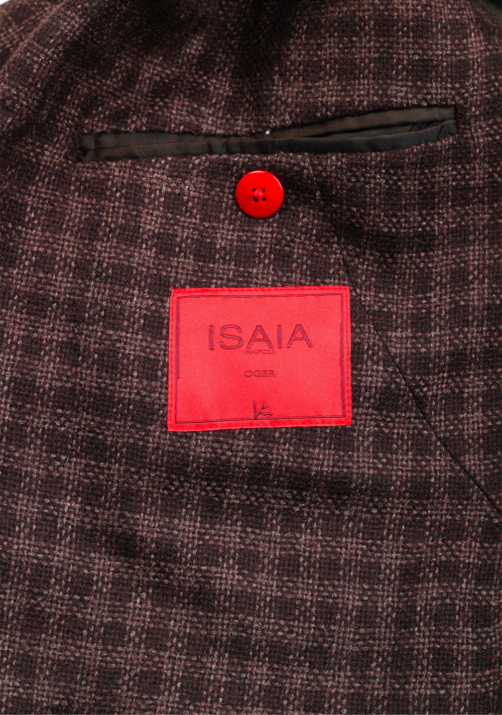 Isaia Napoli Brown Sailor Sport Coat Size 50 / 40R U.S.