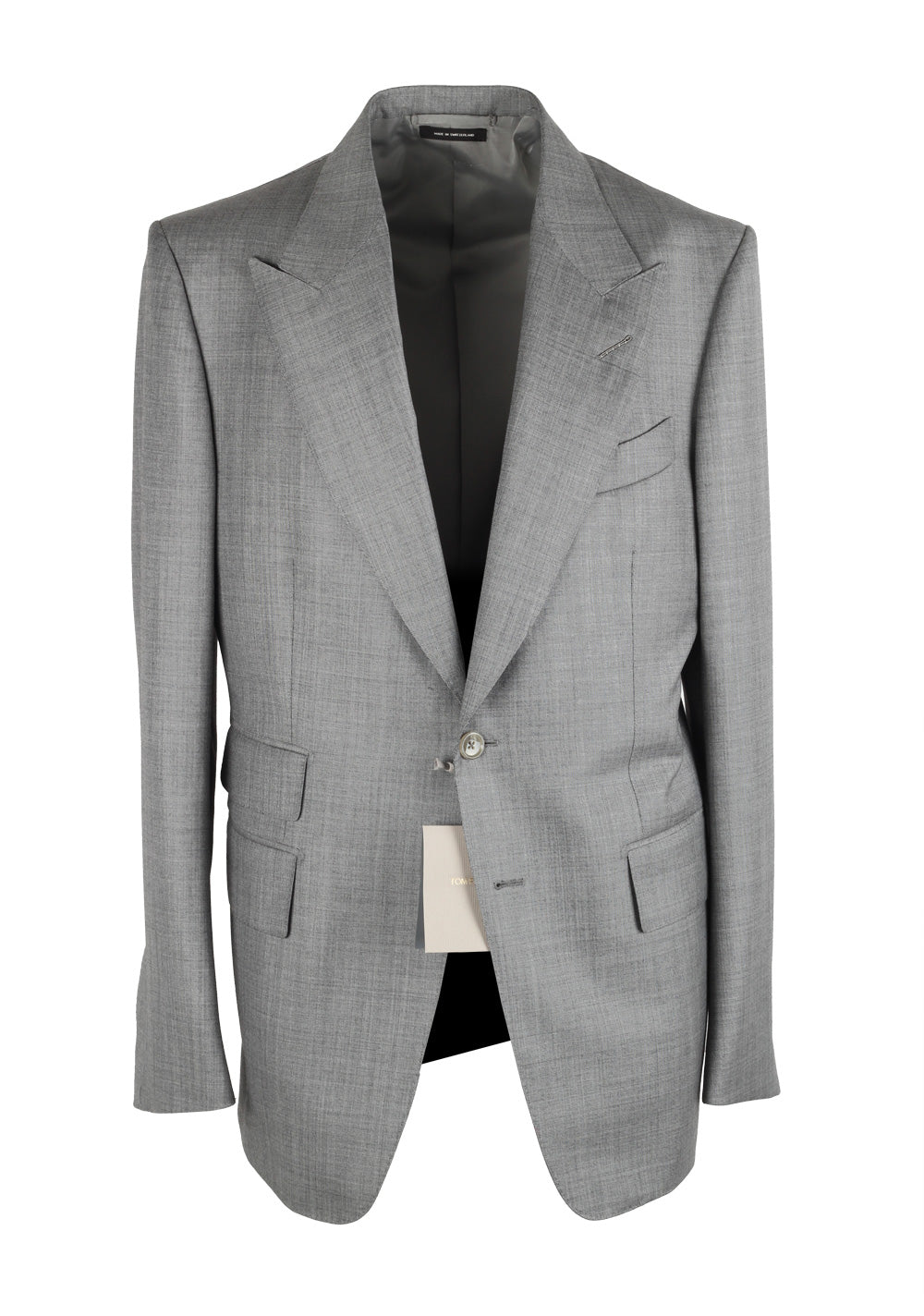 TOM FORD Shelton Solid Gray Suit