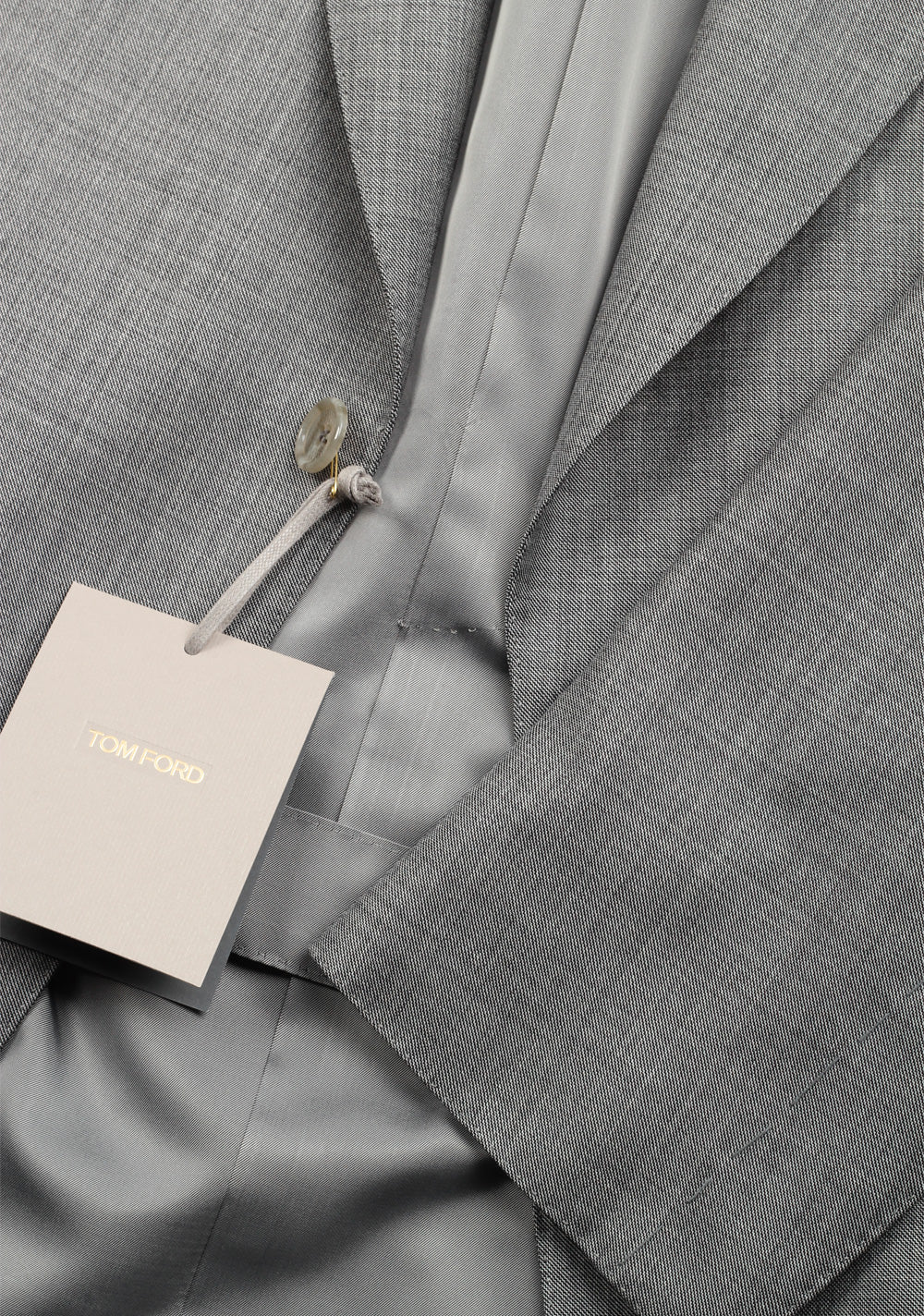 TOM FORD Shelton Solid Gray Suit