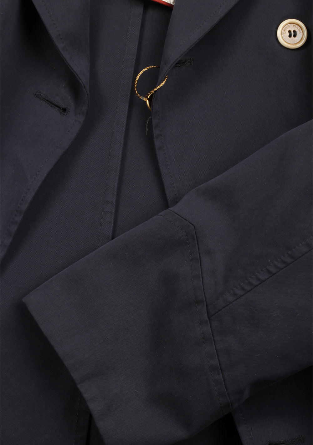 Loro Piana Blue Double Breasted Coat Size L / 52 IT / 42R U.S. Outerwear