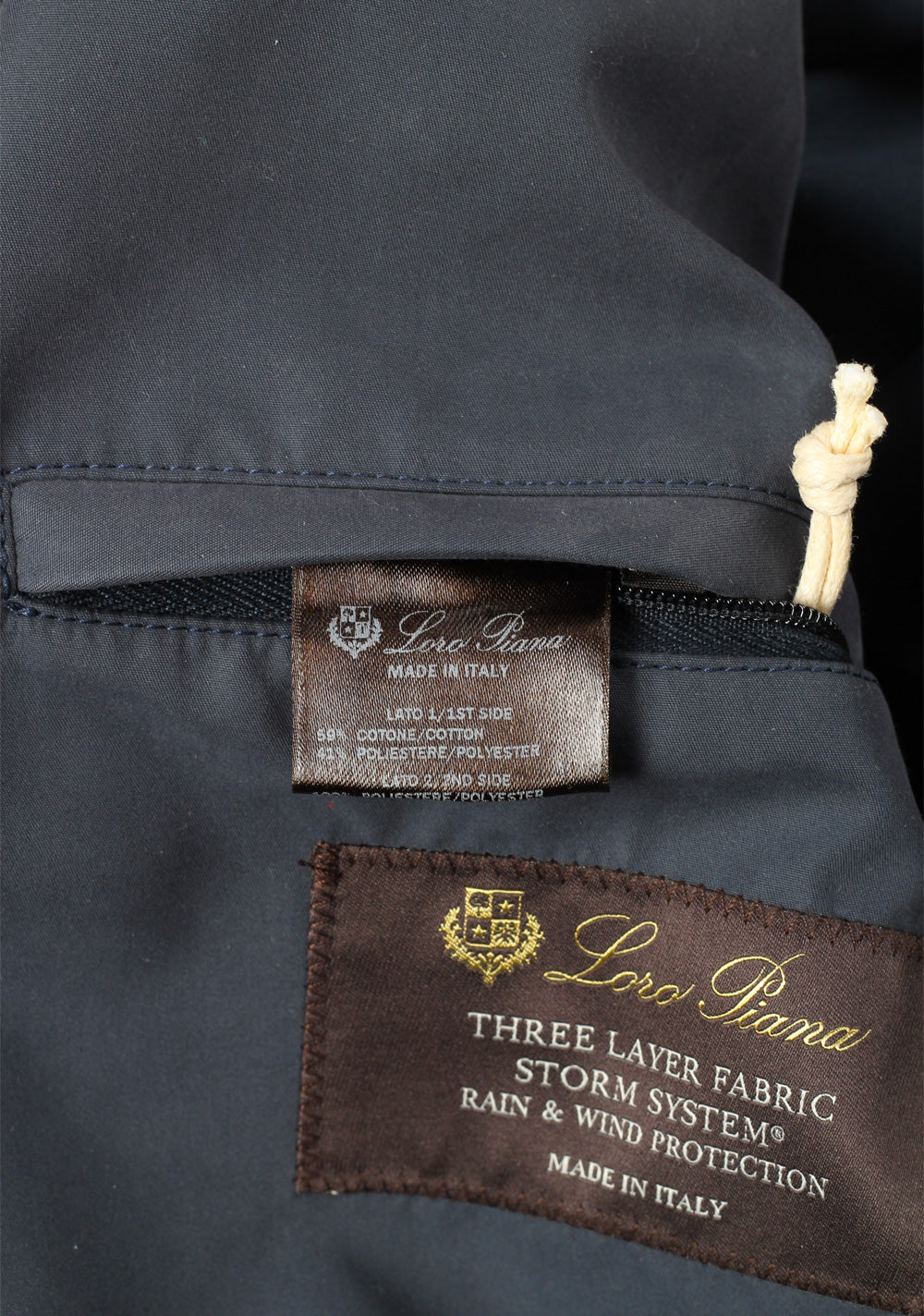Loro Piana Blue Storm System City Trench Coat