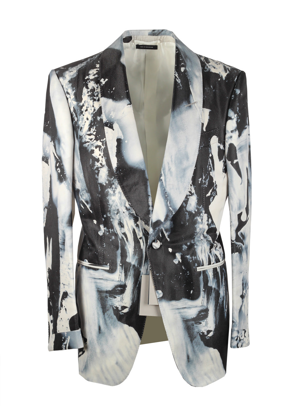 TOM FORD Atticus Painted Swirl Tuxedo Cocktail Dinner Jacket