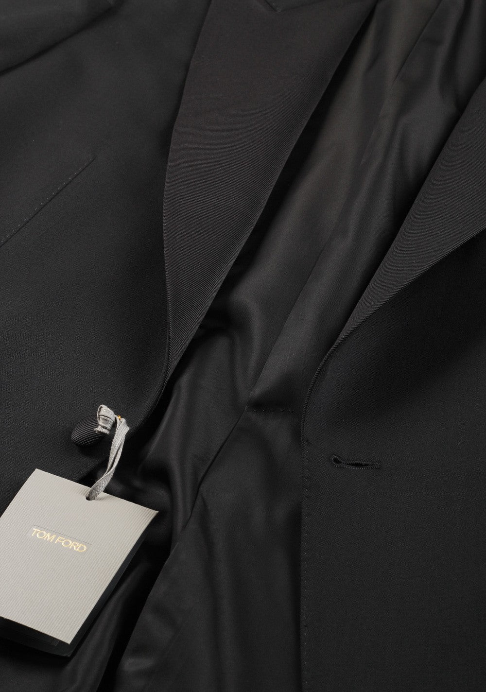 TOM FORD Windsor Black Tuxedo Smoking Suit Size 62L / 52L U.S. Base A