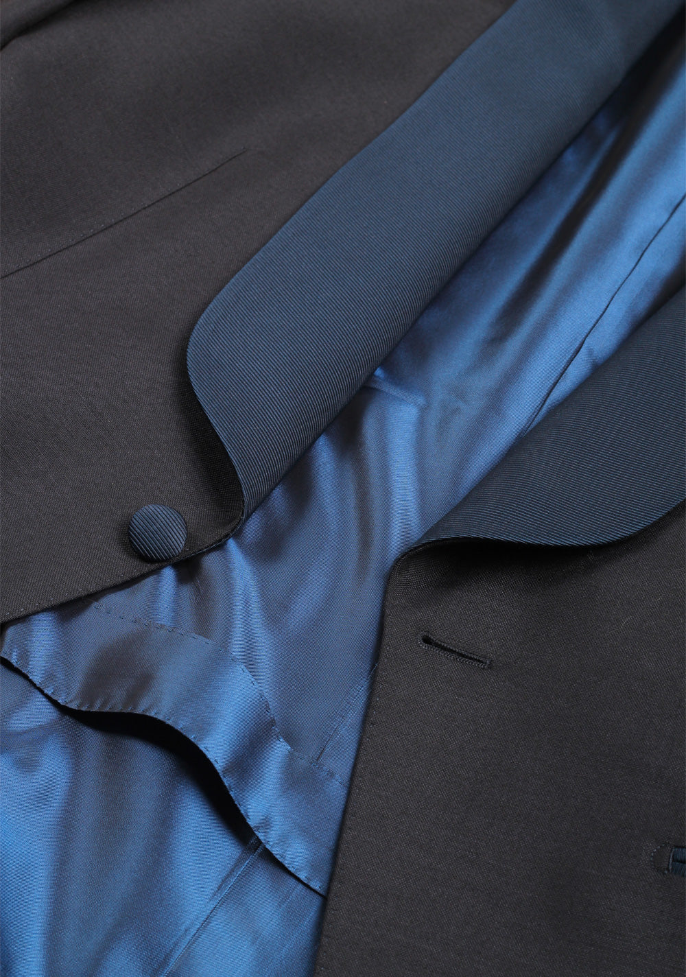 TOM FORD O'Connor Blue Tuxedo Suit Smoking Size 48C / 38S U.S. Fit Y In Mohair Cashmere