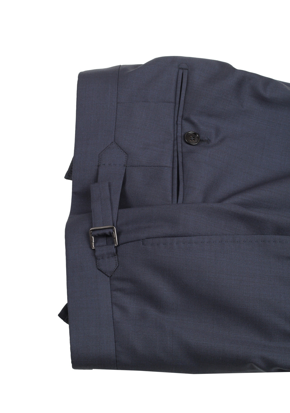 TOM FORD Shelton Solid Blue Suit Size 48 / 38R U.S. In Wool Silk