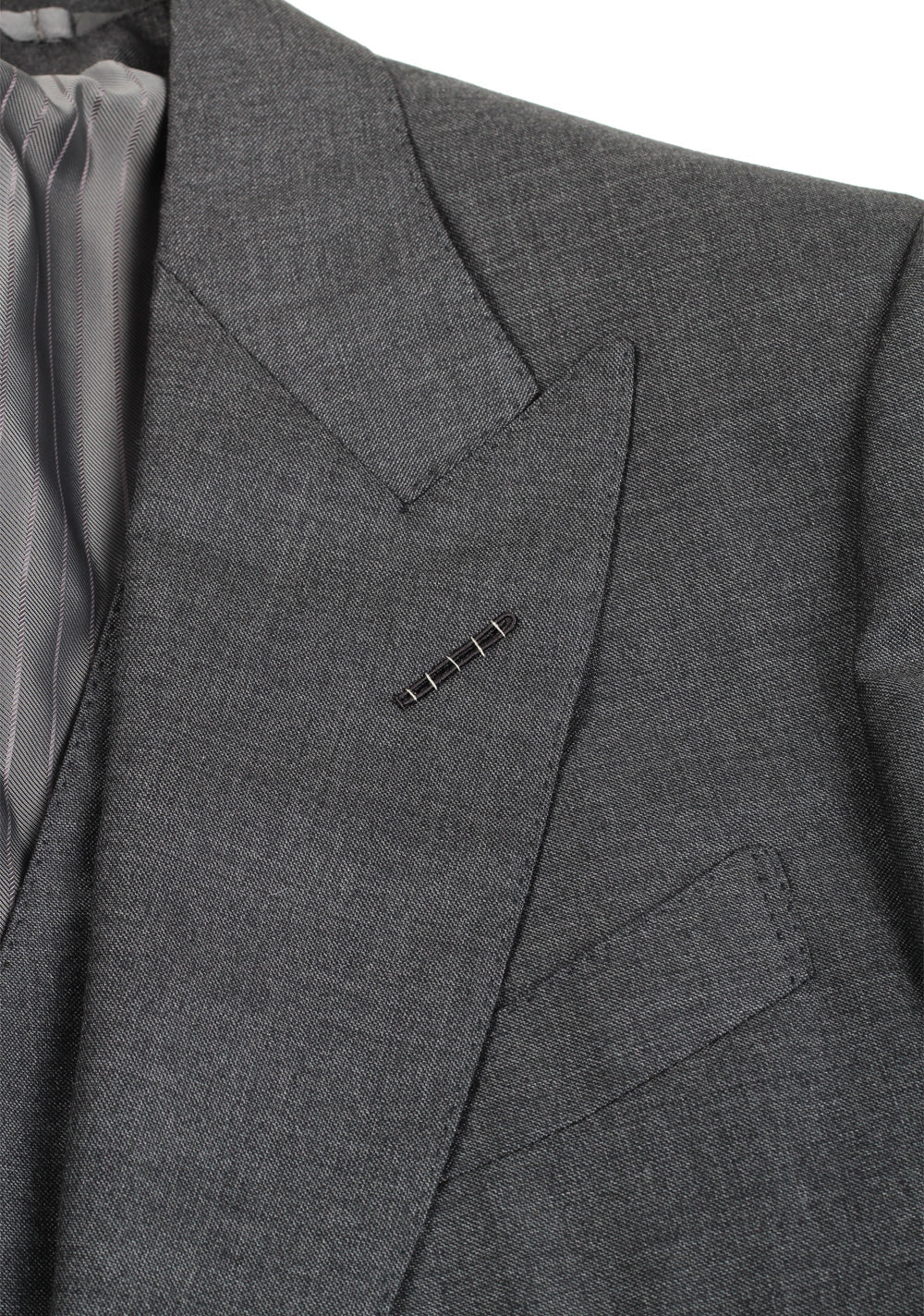 TOM FORD Windsor Gray 3 Piece Suit Size 50 / 40R U.S. Wool Fit A
