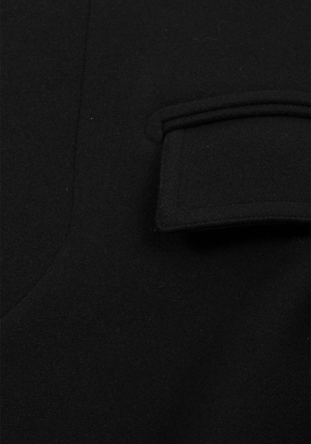 TOM FORD Shearling Trimmed Black Over Coat Size 56 / 46R U.S. Outerwear