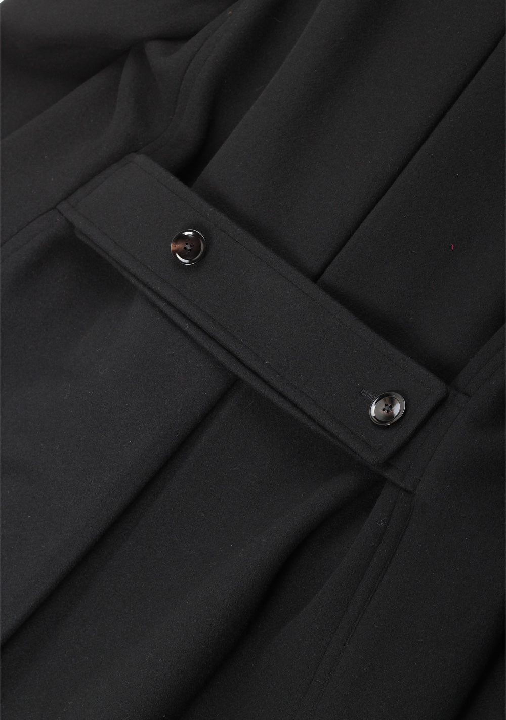 TOM FORD Shearling Trimmed Black Over Coat Size 56 / 46R U.S. Outerwear