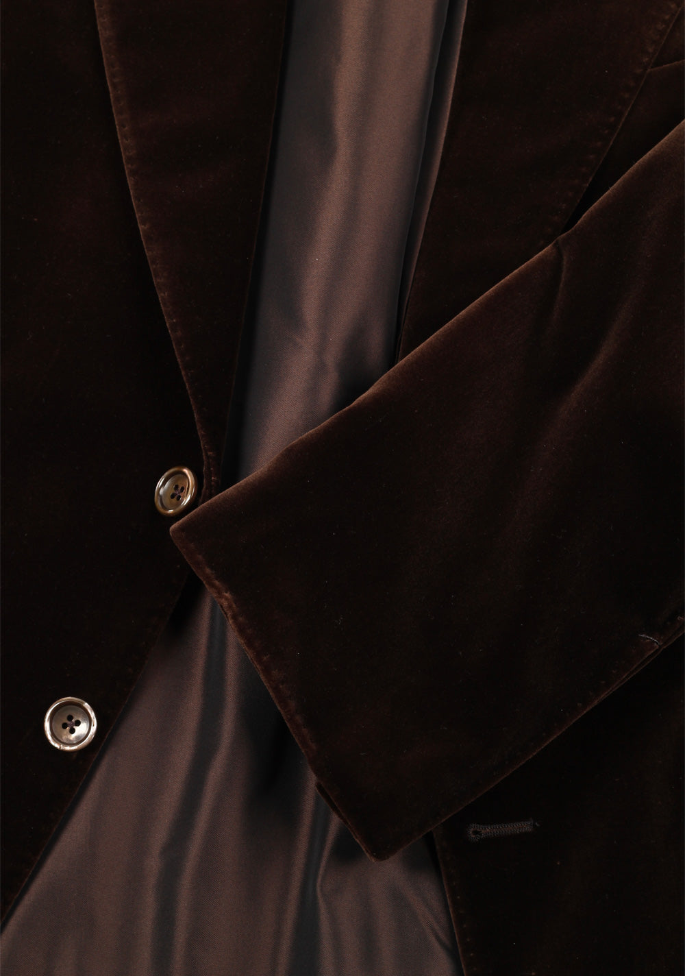 TOM FORD Shelton Velvet Brown Sport Coat Size 54 / 44R Cotton
