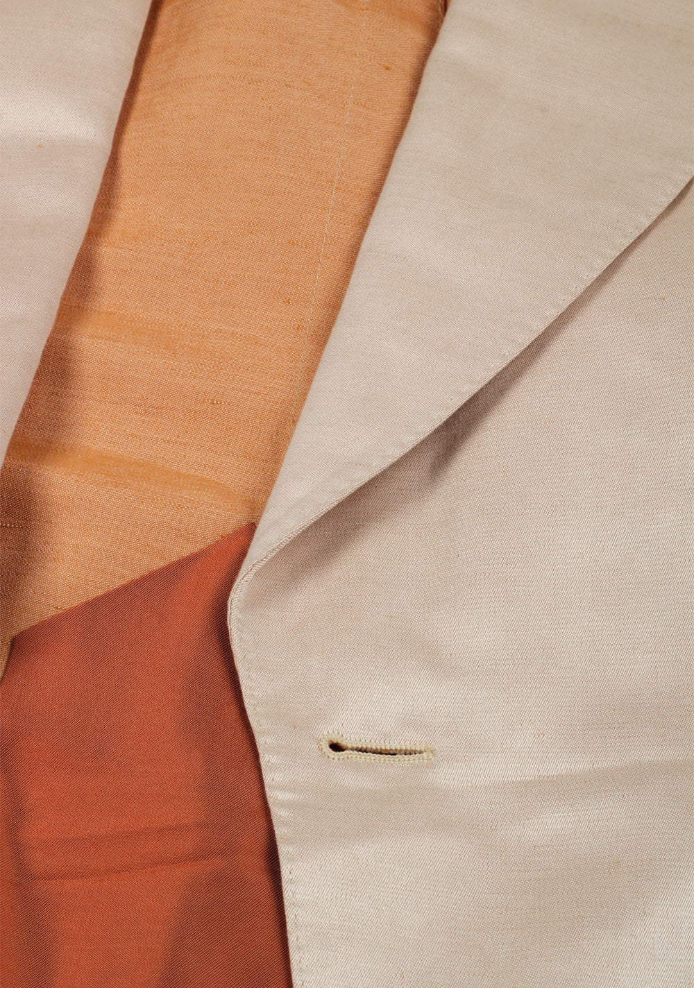 TOM FORD Atticus Off White Suit Size 46 / 36R U.S. In Linen Silk