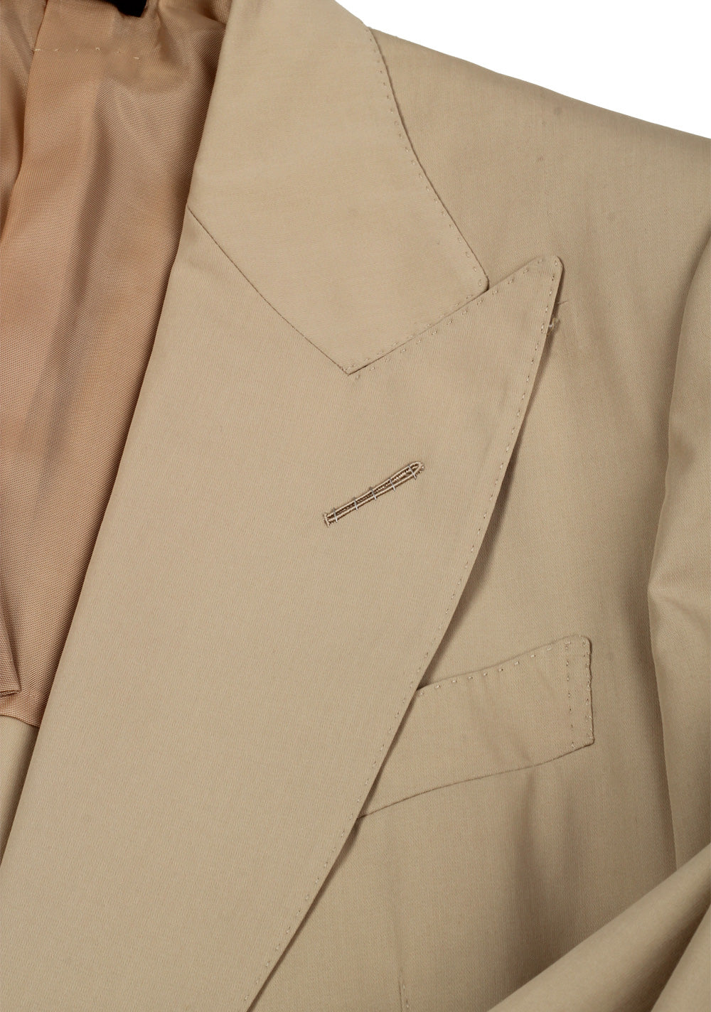 TOM FORD Atticus Sand Suit Size 46 / 36R U.S. In Cotton