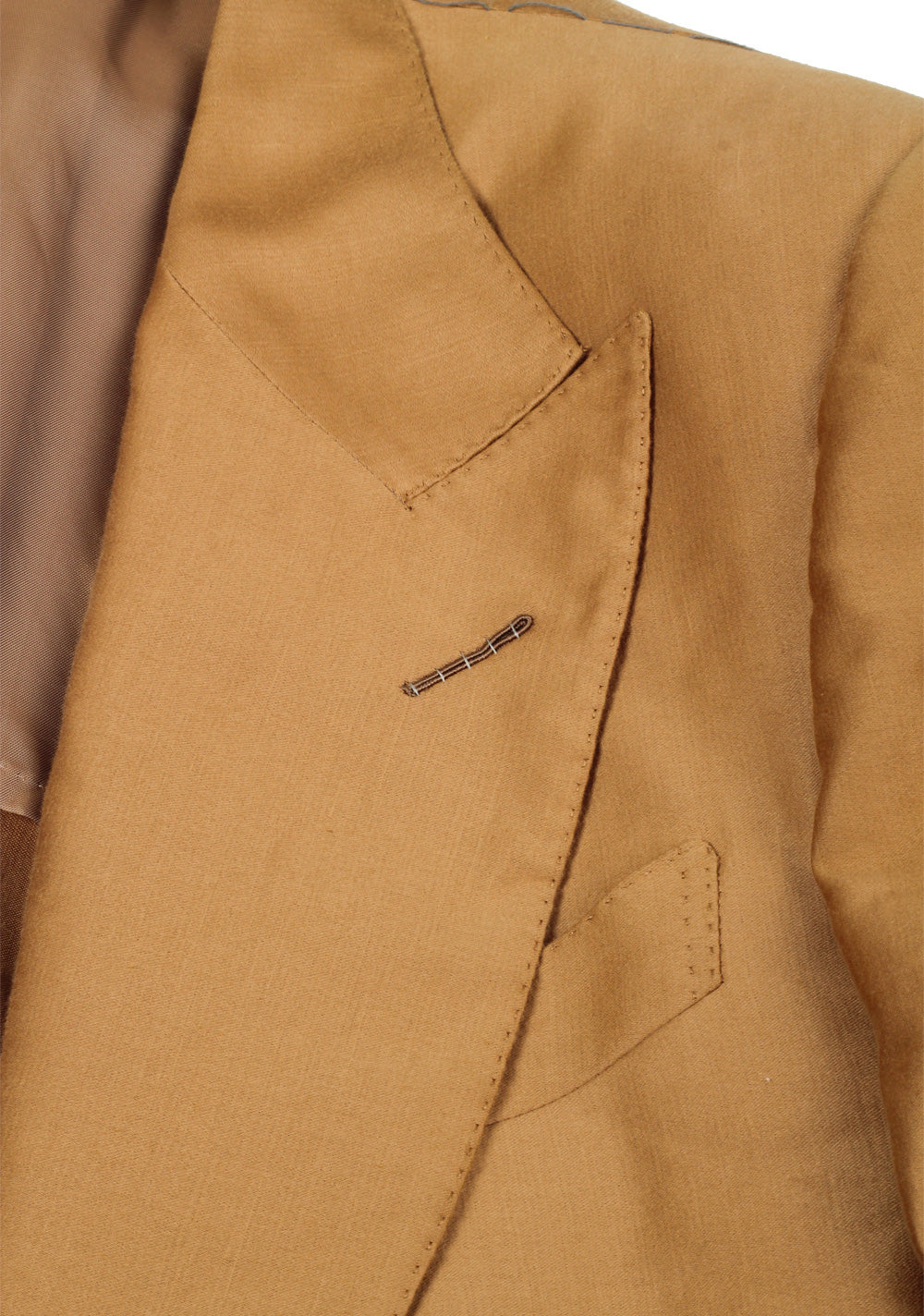 TOM FORD Atticus Sand Suit Size 46 / 36R U.S. In Cotton Linen