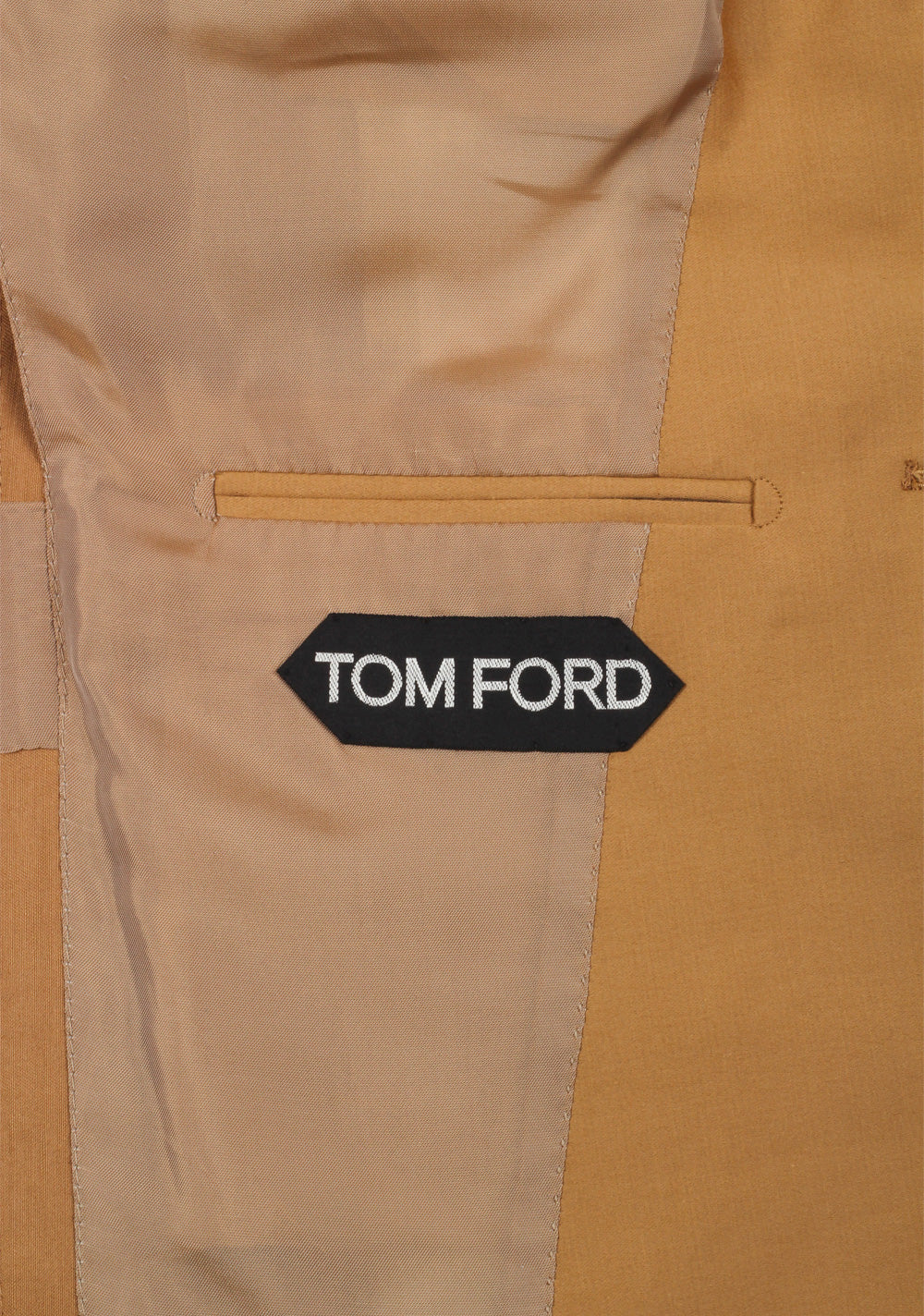 TOM FORD Atticus Sand Suit Size 46 / 36R U.S. In Cotton Linen