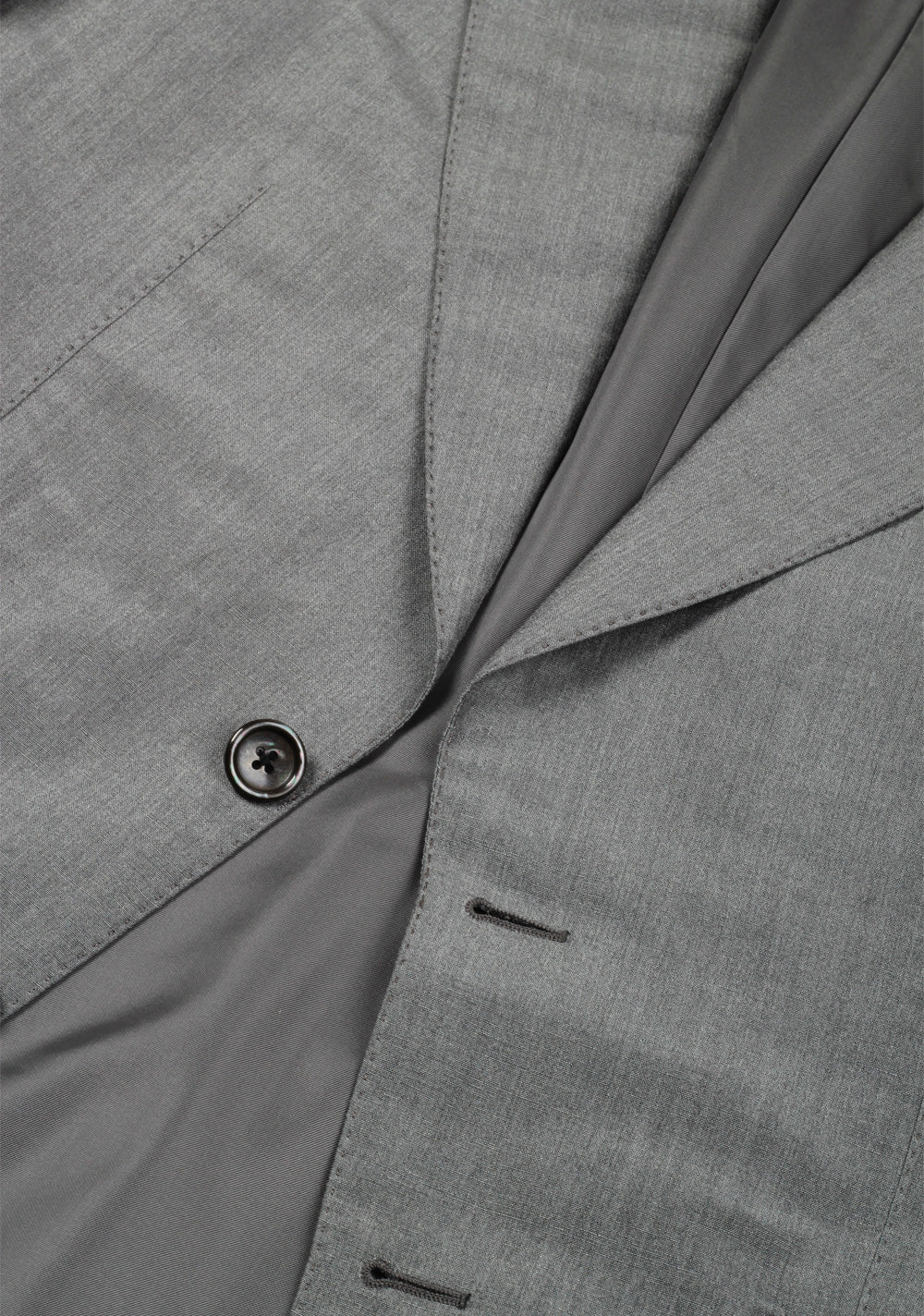 TOM FORD Shelton Gray Suit Size 46 / 36R U.S. In Linen Silk