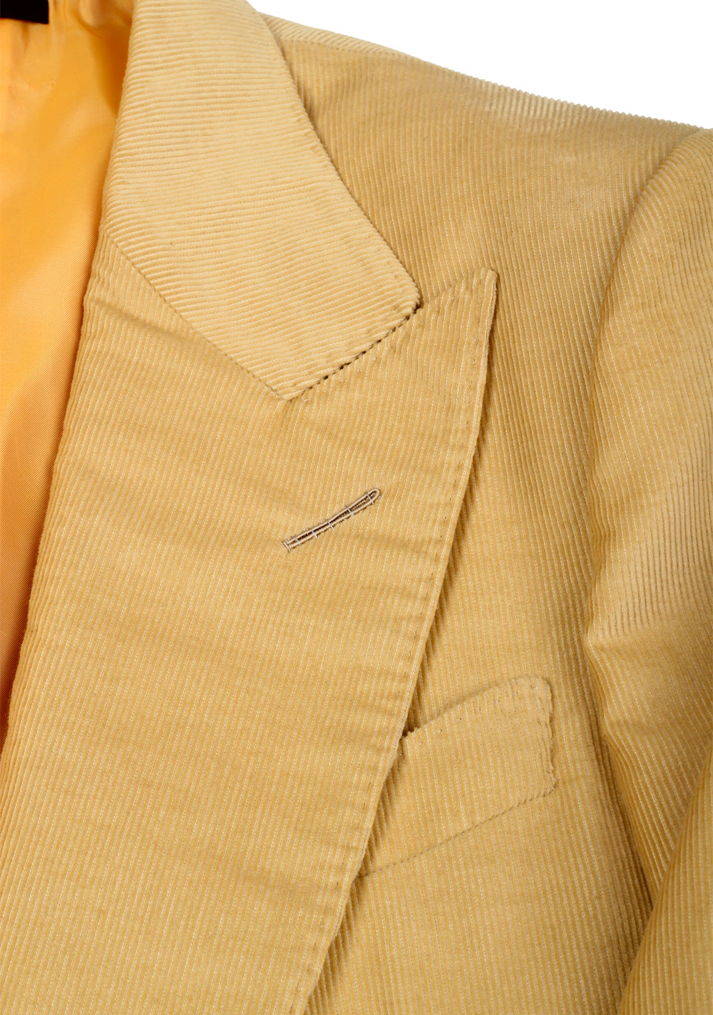 TOM FORD Atticus Sand Corduroy Suit Size 46 / 36R U.S. In Cotton Linen