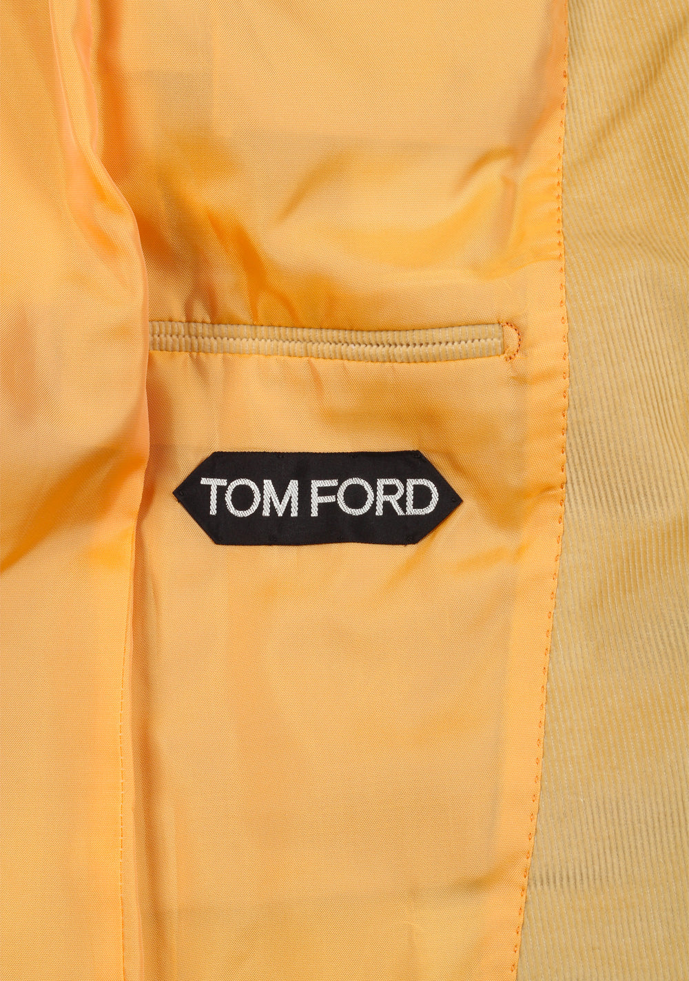 TOM FORD Atticus Sand Corduroy Suit Size 46 / 36R U.S. In Cotton Linen