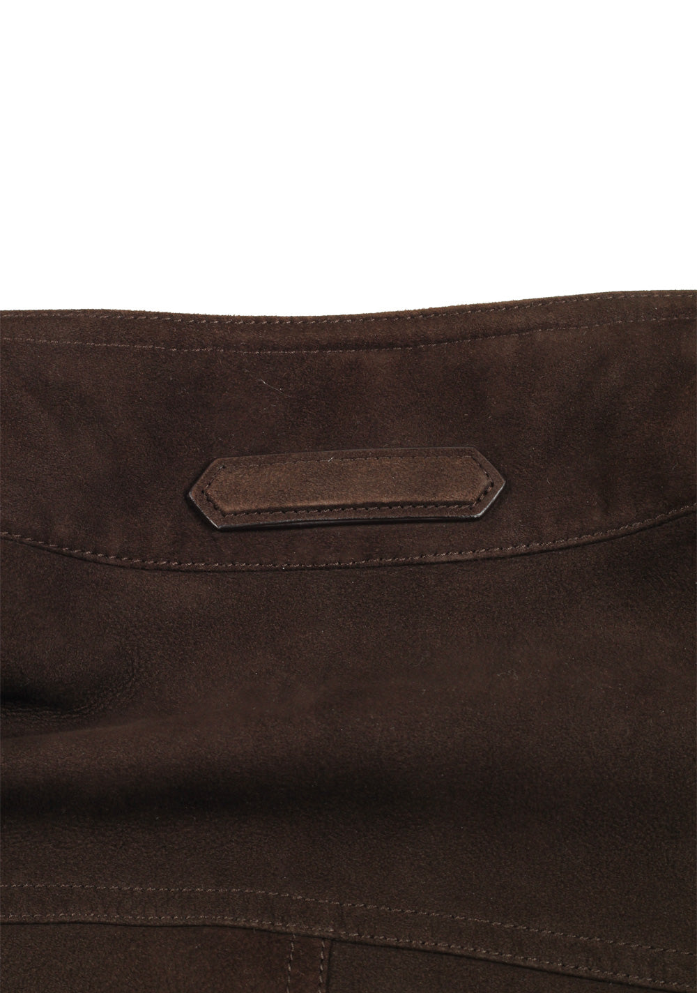 TOM FORD Brown Leather Suede Bomber Jacket Coat Size 48 / 38R U.S.