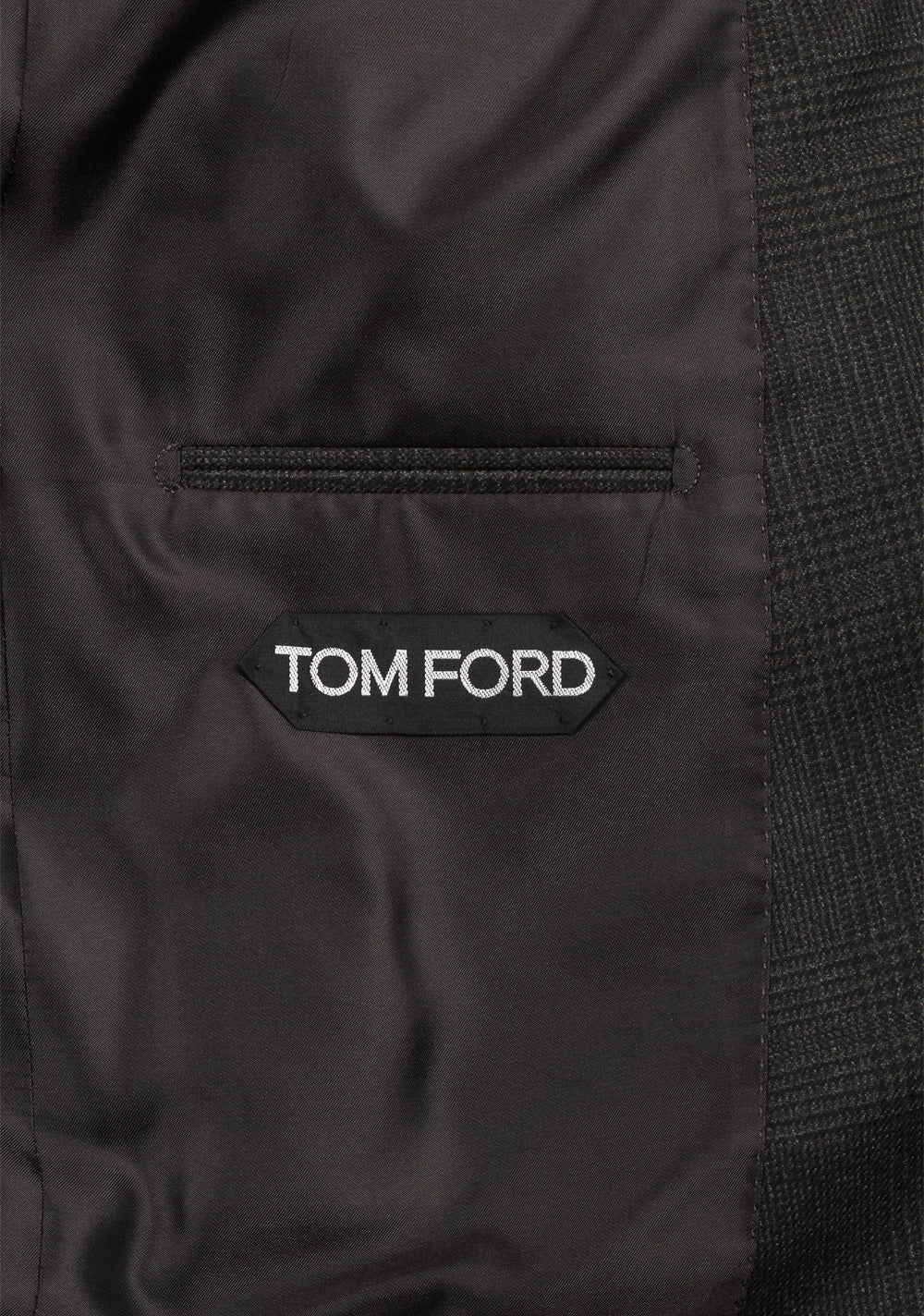 TOM FORD Shelton Checked Gray Suit