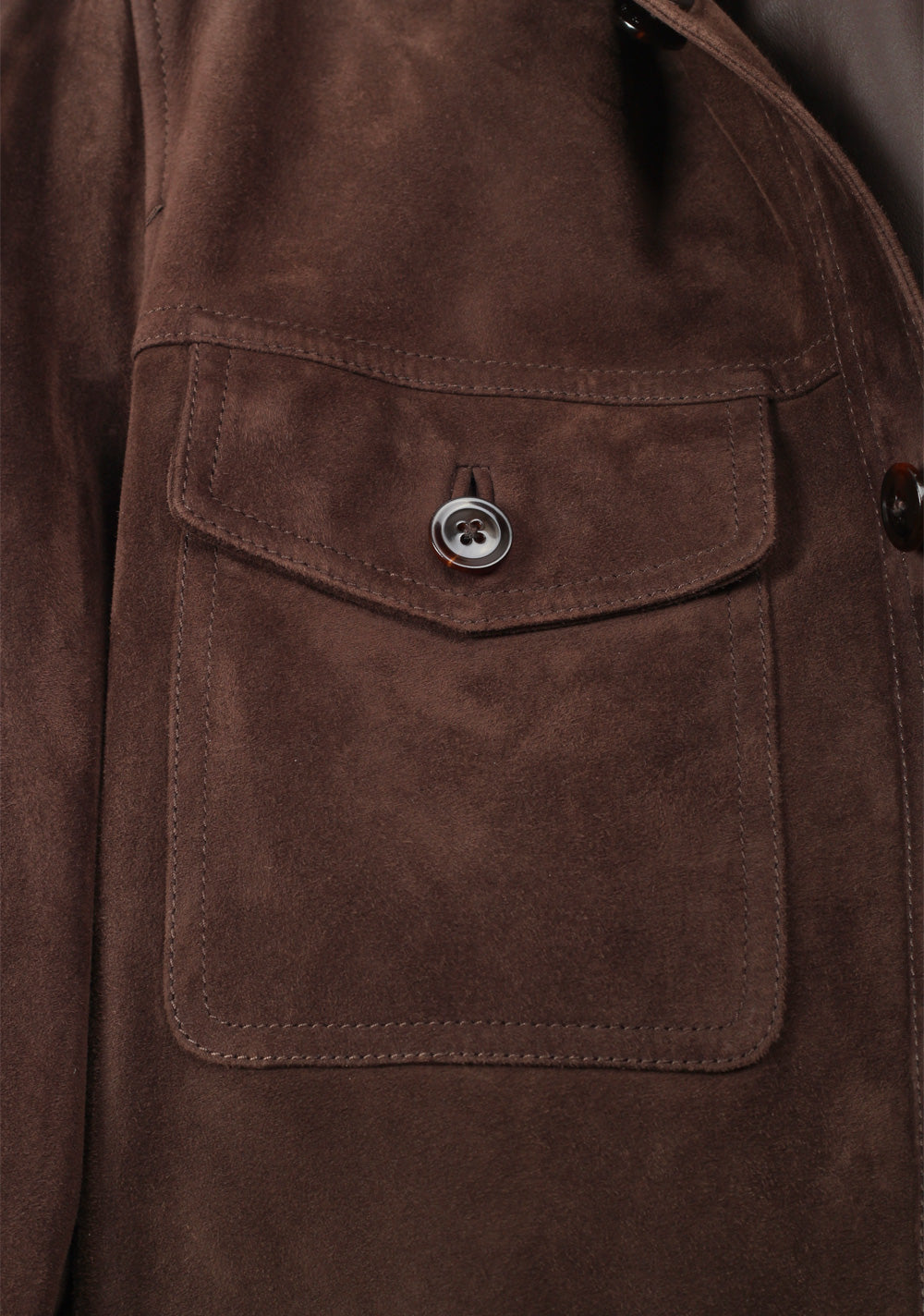 TOM FORD Leather Lambskin Suede Shirt Jacket Coat Size 50 / 40R U.S. Outerwear