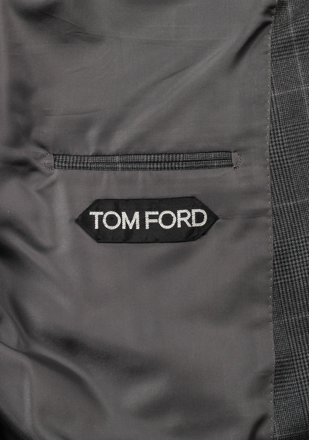 TOM FORD Windsor Gray Checked Suit Size 58 / 48R U.S. Wool Fit A