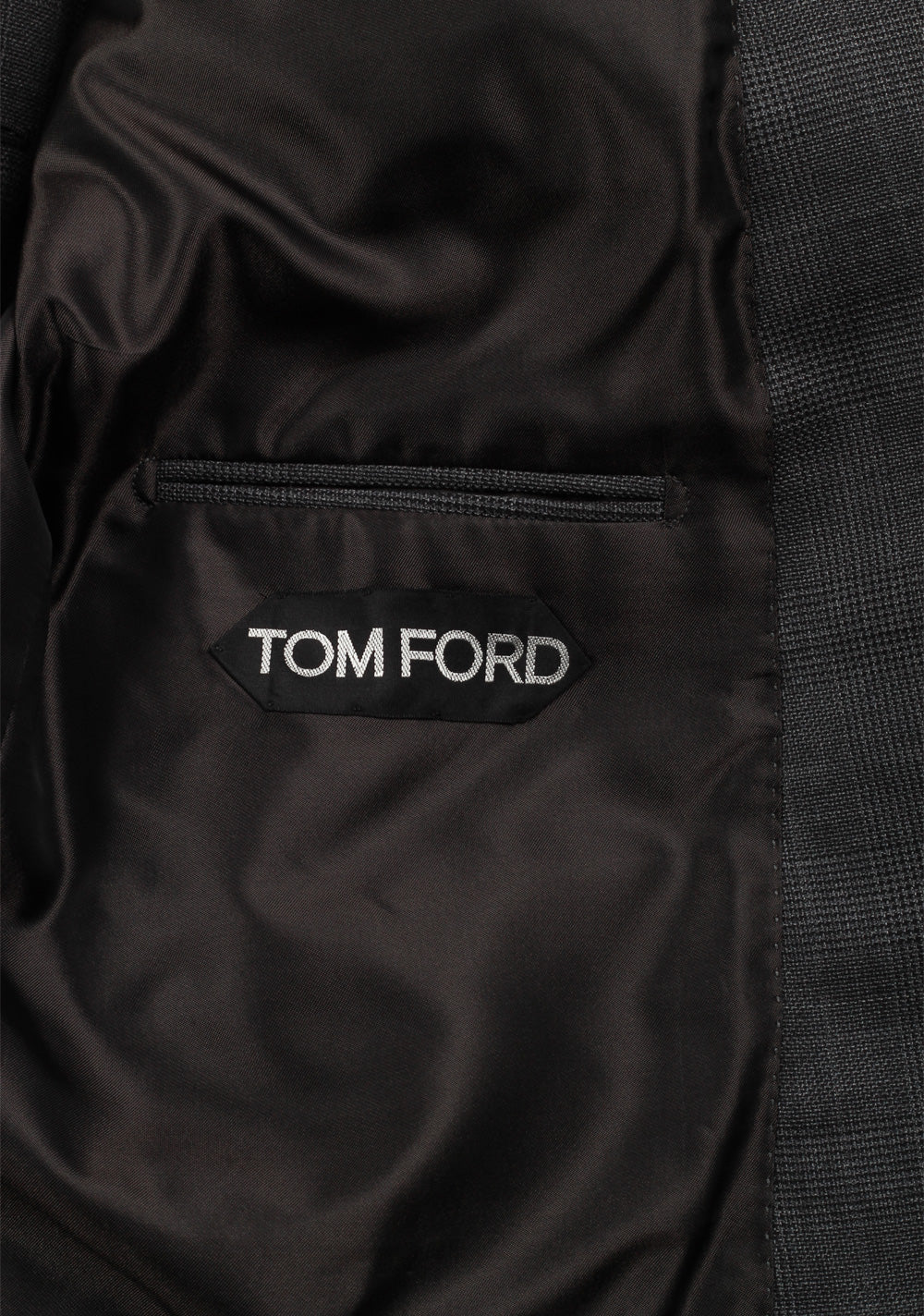 TOM FORD Windsor Gray Checked 3 Piece Suit Size 58 / 48R U.S. Wool Fit A