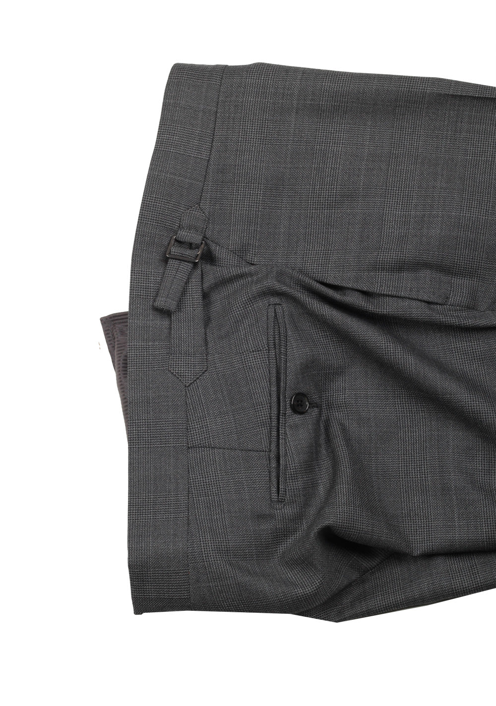 TOM FORD Windsor Gray Checked 3 Piece Suit Size 58 / 48R U.S. Wool Fit A