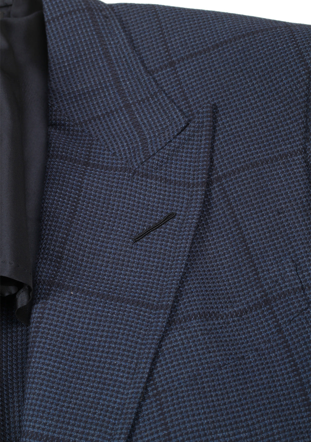 TOM FORD Spencer Blue Checked Sport Coat Size 50 / 40R U.S. Fit D