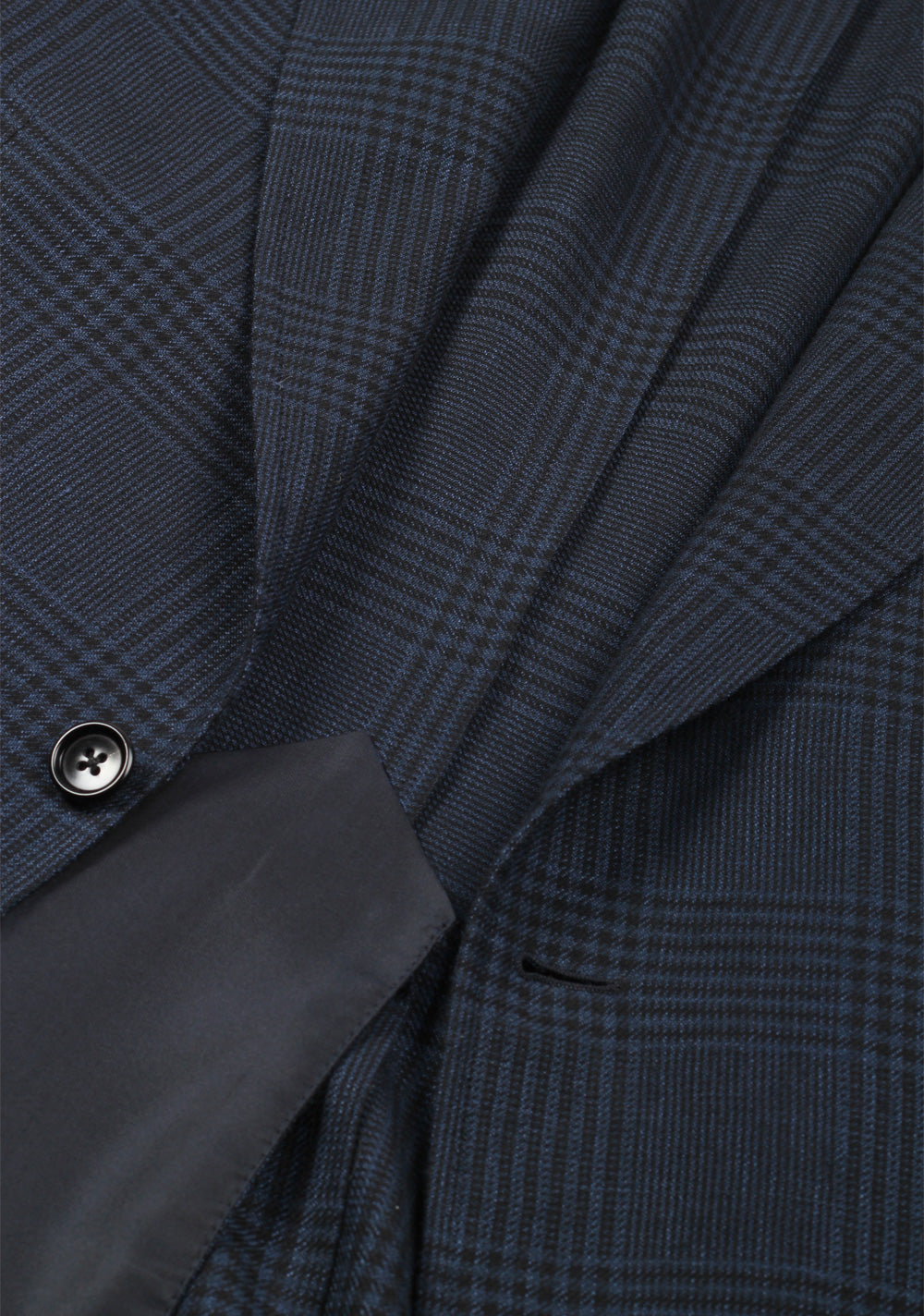 TOM FORD Shelton Blue Checked Sport Coat Size 56 / 46R U.S.