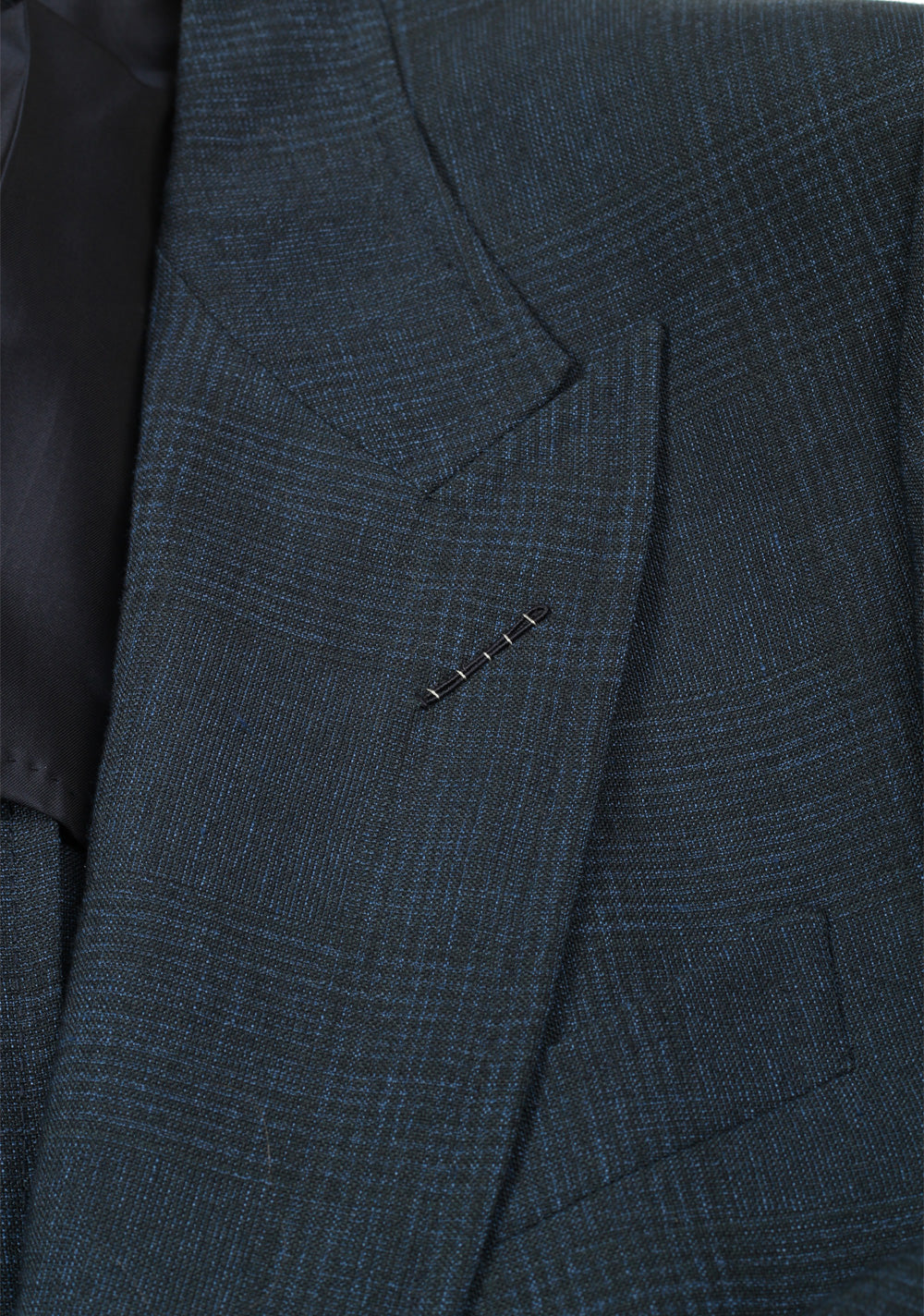 TOM FORD Shelton Blue Checked Sport Coat