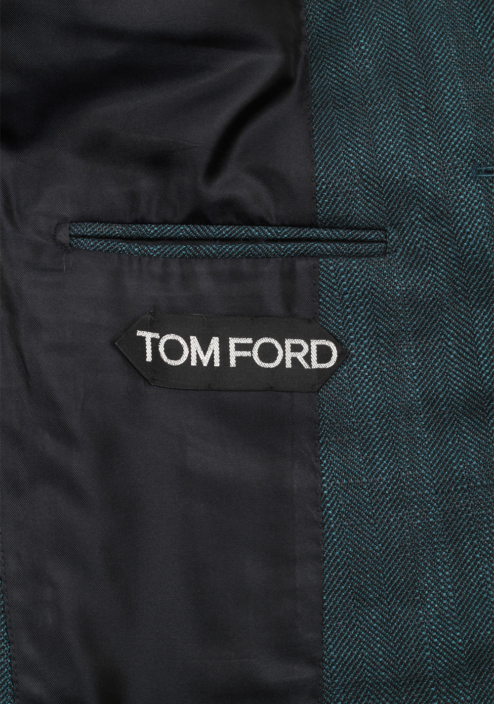 TOM FORD Spencer Teal Sport Coat Silk Blend