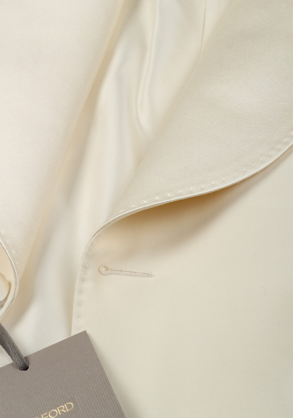 TOM FORD Shelton Ivory Sport Coat Tuxedo Dinner Jacket Size 52C / 52S U.S.
