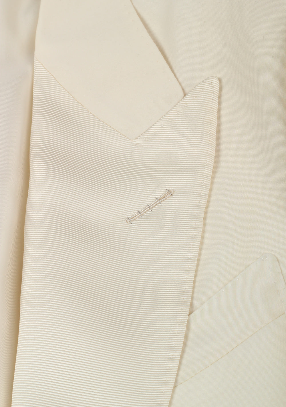 TOM FORD Shelton Ivory Sport Coat Tuxedo Dinner Jacket Size 52 / 52R U.S.
