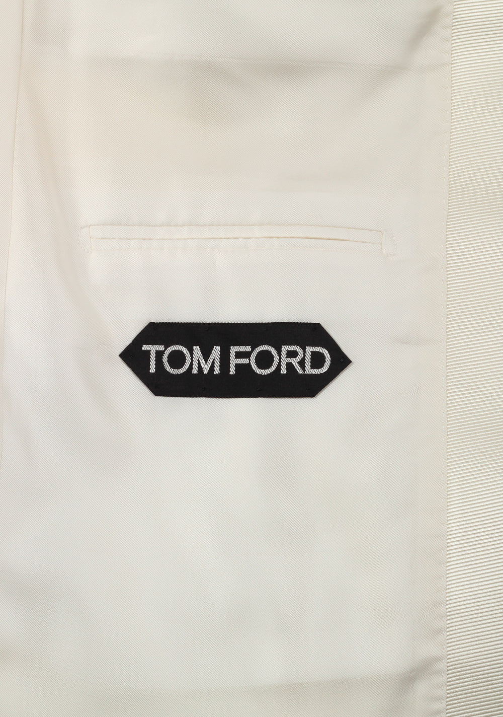 TOM FORD Shelton Ivory Sport Coat Tuxedo Dinner Jacket Size 52 / 52R U.S.