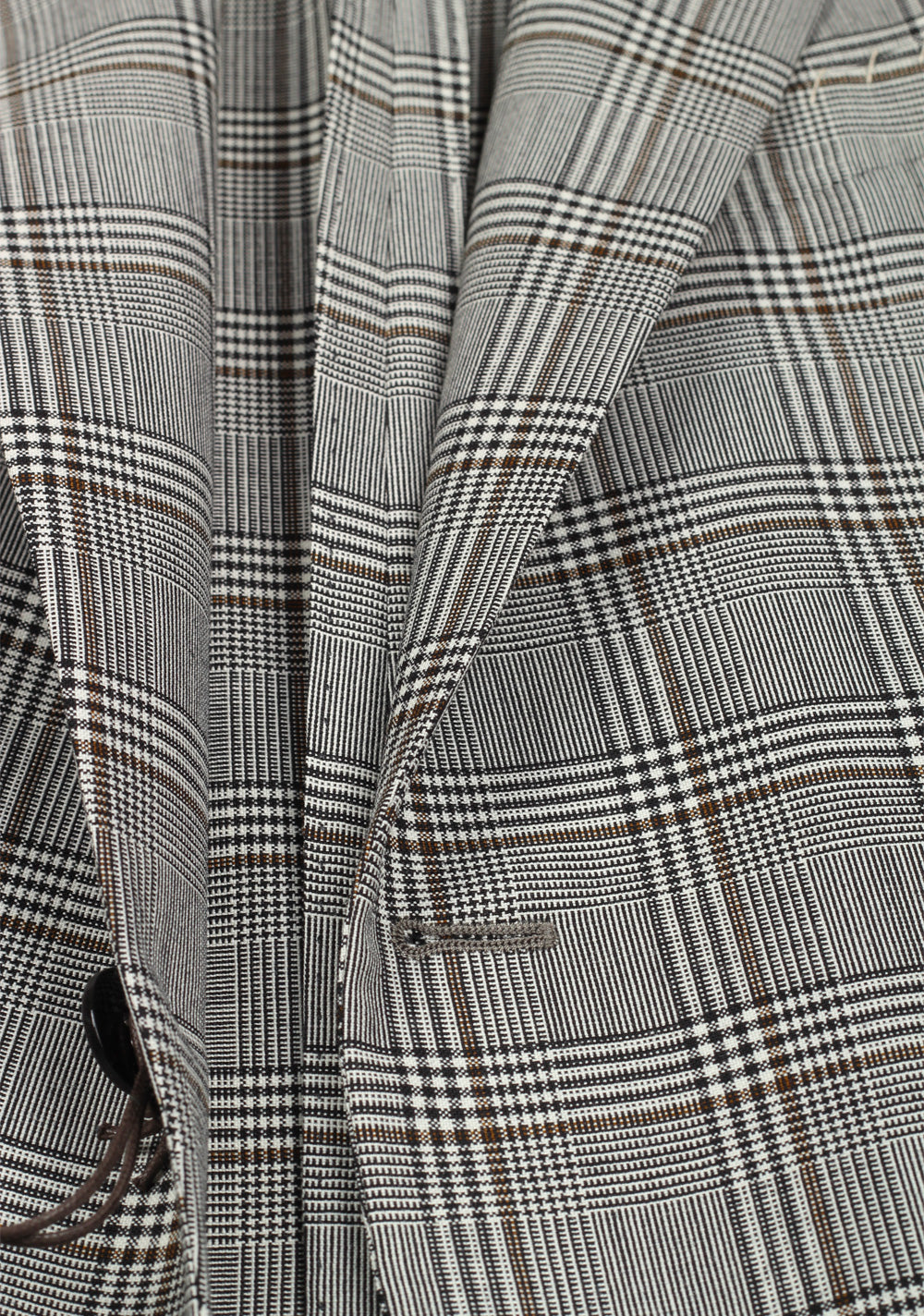 Boglioli 69 Gray Checked Suit Size 48 / 38R U.S.