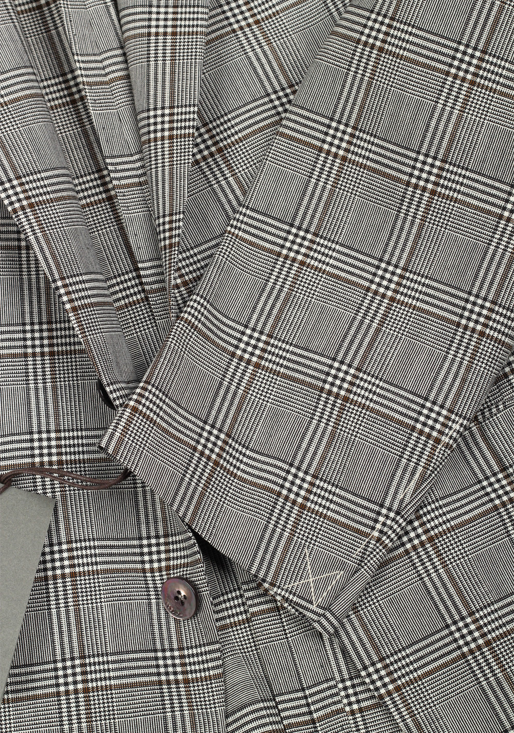 Boglioli 69 Gray Checked Suit Size 48 / 38R U.S.