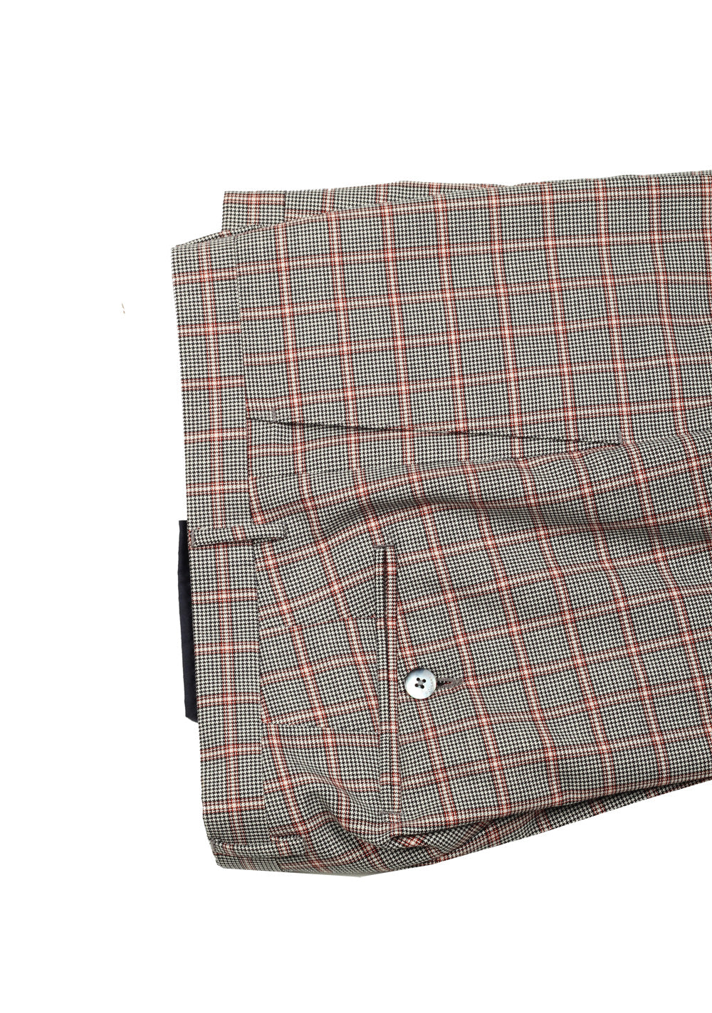 Boglioli K Jacket Brown Checked Suit Size 48 / 38R U.S.